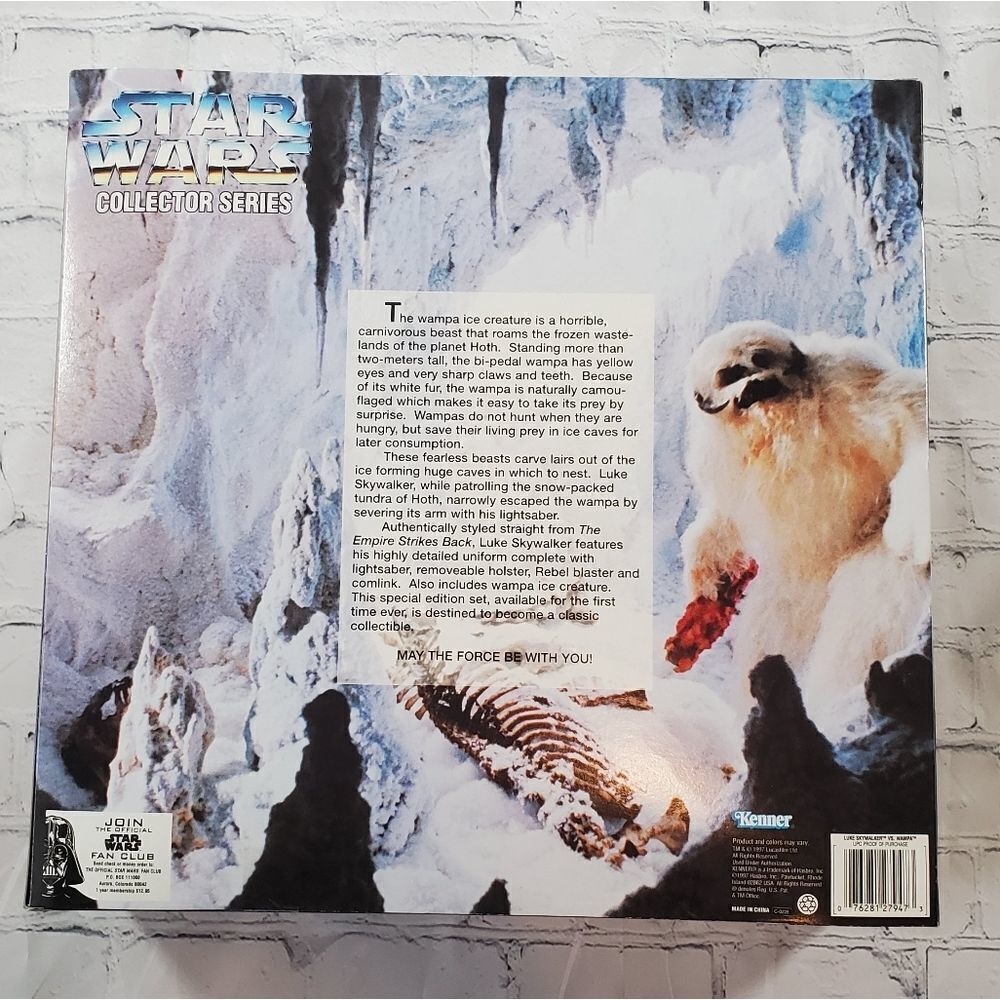 💙NIB Vintage Star Wars Collector Series Luke vs Wampa Figures - Picture 2 of 12